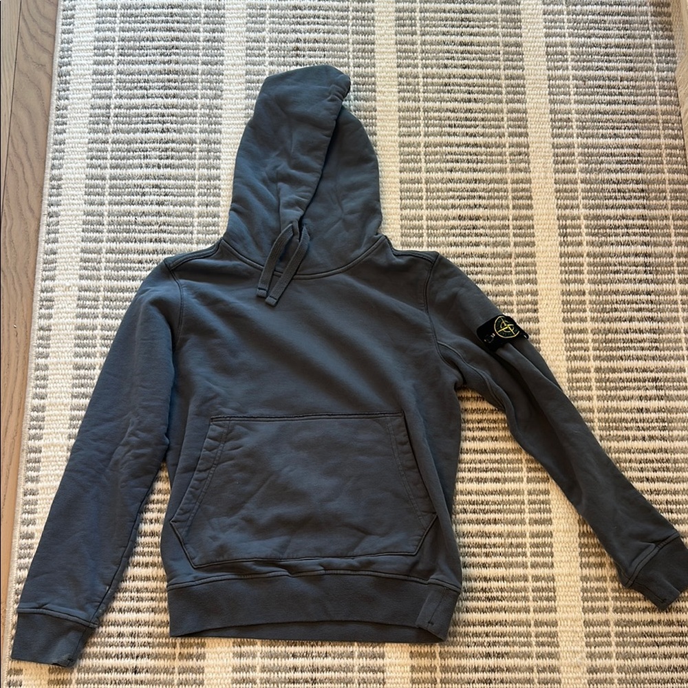 Stone Island Blue Hoodie